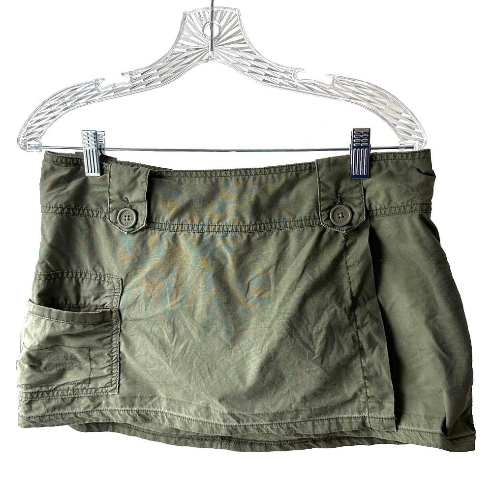 Girls Olive Green Cargo Skort - Kids Bottoms